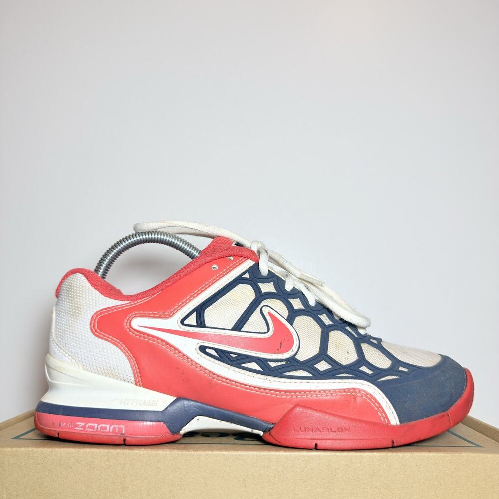 Nike Zoom Breathe 2K12 Womens Tennis Shoes Size 9 Athletic Sneakers Blue Used